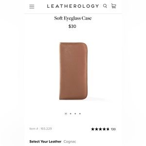 Leatherology Soft Eyeglass Case